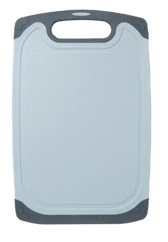 Доска разделочная прямоугольная 335х220х4мм с декором ВАН ГОГ (синий)